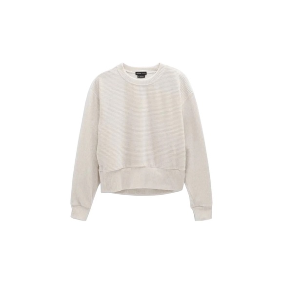 prAna Women's Escambia Pullover in Au Lait Heather | Size Small - Picture 11 of 13